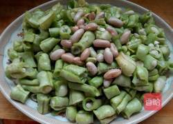 豆角干饭的做法图解3