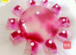 火龙果水信玄饼的做法图解7