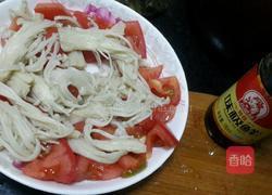 香菜金针拌糖番茄的做法图解3