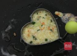 鸡蛋米饭煎饼之（死心踏地）的做法图解5