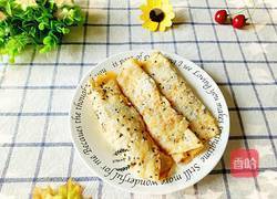 香煎芝麻肉松卷的做法图解8