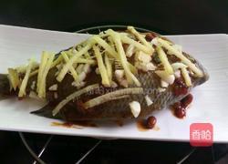 豆酱蒸太阳鱼的做法图解5
