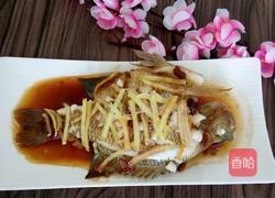 豆酱蒸太阳鱼的做法图解8