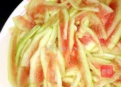 凉拌西瓜皮的做法图解5