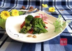 红椒清炒西兰花的做法图解10