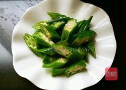 秋葵炒鸡蛋的做法图解3