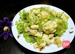 苦瓜炒鸡蛋的做法图解6