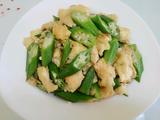秋葵炒鸡蛋
