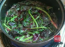 红苋菜猪肝汤的做法图解5