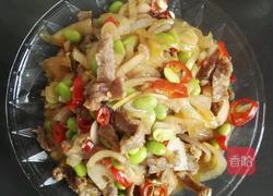 青豆洋葱炒牛肉的做法图解4