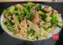 西兰花炒鸡翅猪扒肉的做法图解10