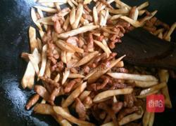 双椒杏鲍菇炒肉丝的做法图解8
