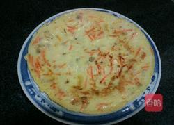 鸡蛋胡萝卜榨菜饼的做法图解13
