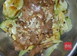 肉片拌黄瓜的做法图解3
