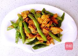 豆角炒肉的做法图解4