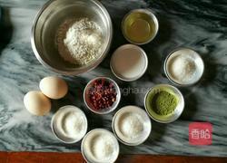 抹茶红豆戚风蛋糕的做法图解1
