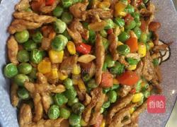 肉丝烧豌豆的做法图解3