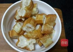 上汤娃娃菜粉丝烩油条的做法图解4