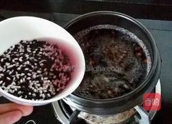 紫米红豆健康粥的做法图解6