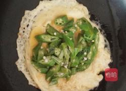 秋葵炒蛋的做法图解4