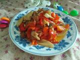 红辣椒杏鲍菇炒肉