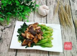 香菇小油菜的做法图解6