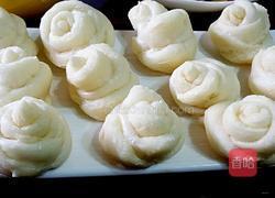 玫瑰花朵小馒头的做法图解7