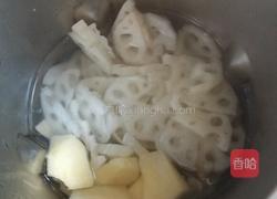 莲藕苹果汁的做法图解3