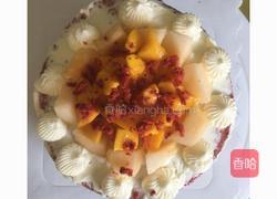 红丝绒水果蛋糕（6寸）的做法图解17
