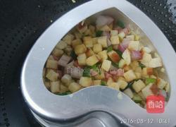 火腿馍丁鸡蛋饼（二人份）的做法图解12