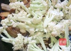猪肉烧花菜的做法图解5
