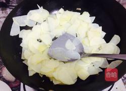 腊肠干锅土豆片的做法图解3