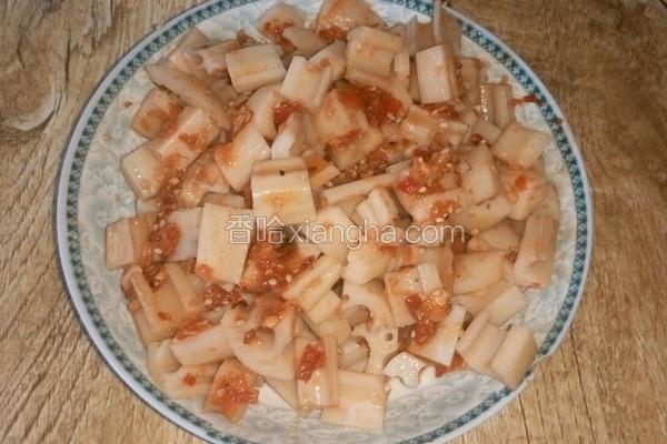 辣蒜容拌藕丁