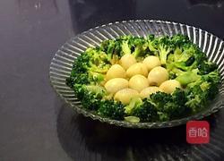 西兰花鹌鹑蛋的做法图解11