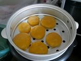 烫糯米粉南瓜蒸饼