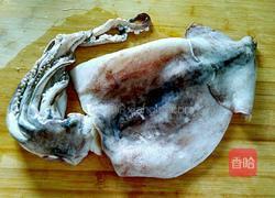 麻椒炒鱿鱼的做法图解1