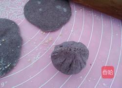 黑米花生馅餐包的做法图解5