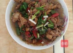 青椒焖鸡的做法图解4