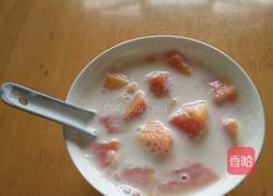 木瓜牛奶西米露的做法图解5