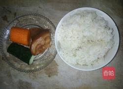 三丁炒饭的做法图解1