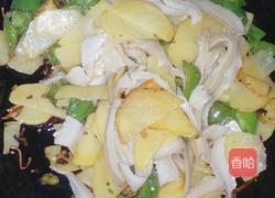 青椒土豆毛肚片的做法图解5