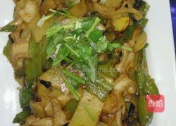 青椒土豆毛肚片的做法图解8