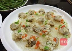 彩椒蒜蓉蒸元贝的做法图解5