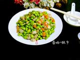 毛豆炒肉