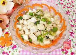 小葱拌豆腐的做法图解4