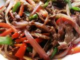 双椒牛肉丝