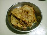 火腿菜脯粒鸡蛋饼