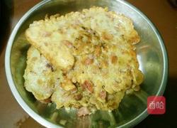 火腿菜脯粒鸡蛋饼的做法图解9