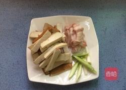 大蒜炒豆干的做法图解4