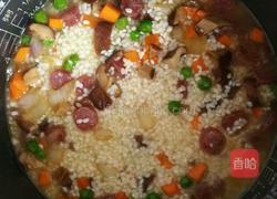 腊肠焖饭的做法图解4